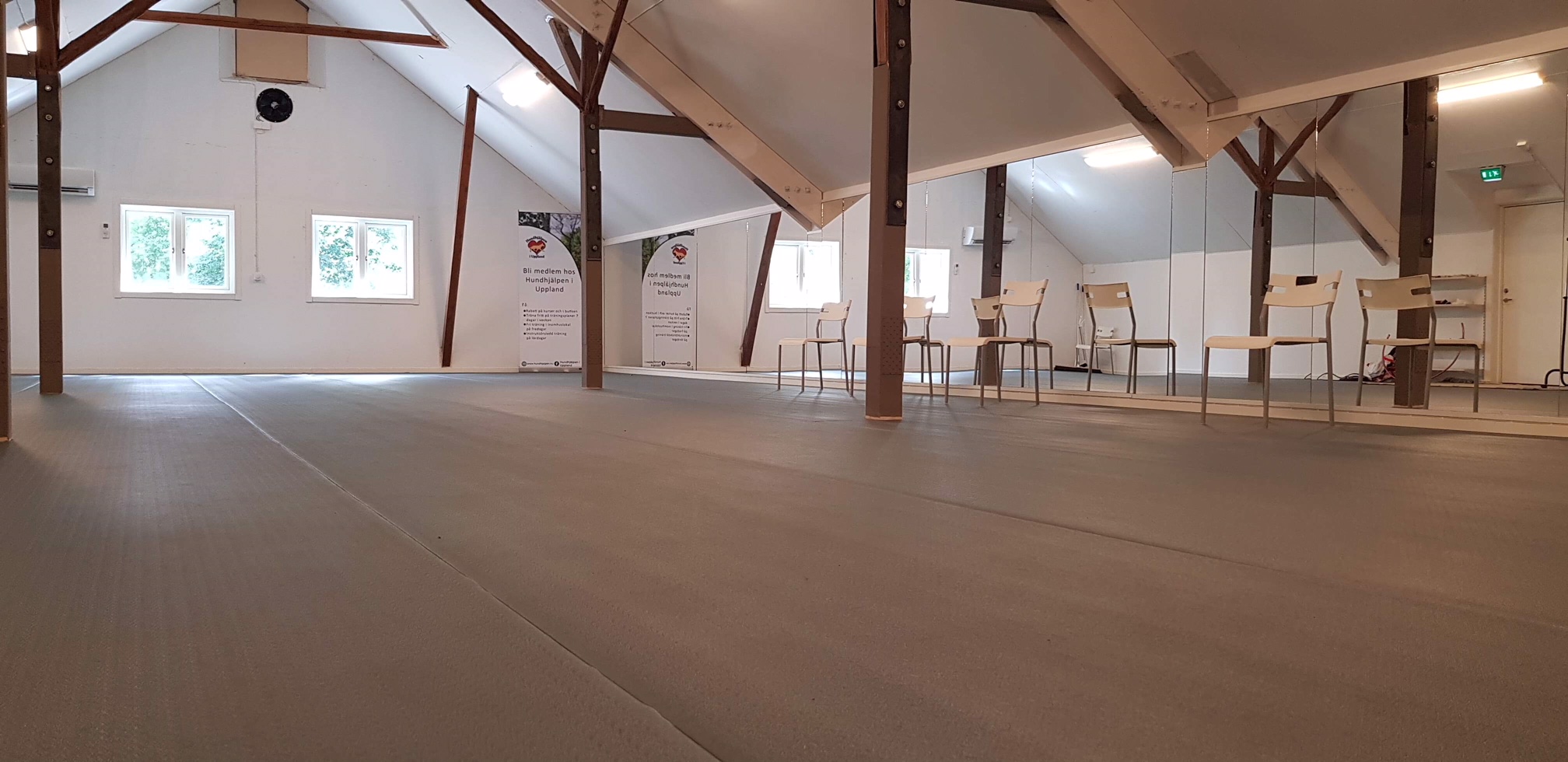 Hundhjälpen i Uppland Träningslokal i Kvarnen